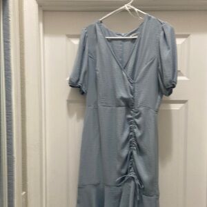 Elegant Blue Women's Dress